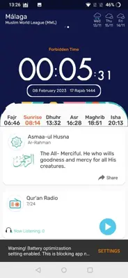 Adhan Time Pro android App screenshot 2